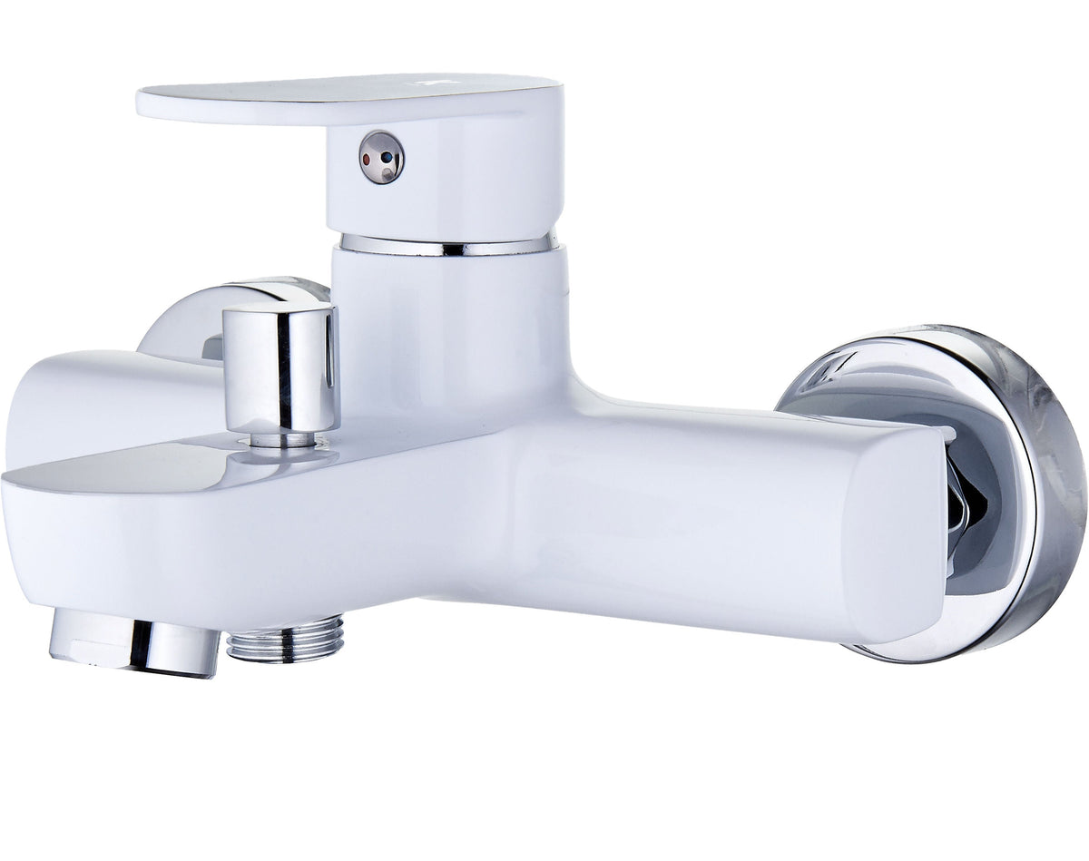 Grifo de bañera y ducha serie Legend KÄLLA – Blanco