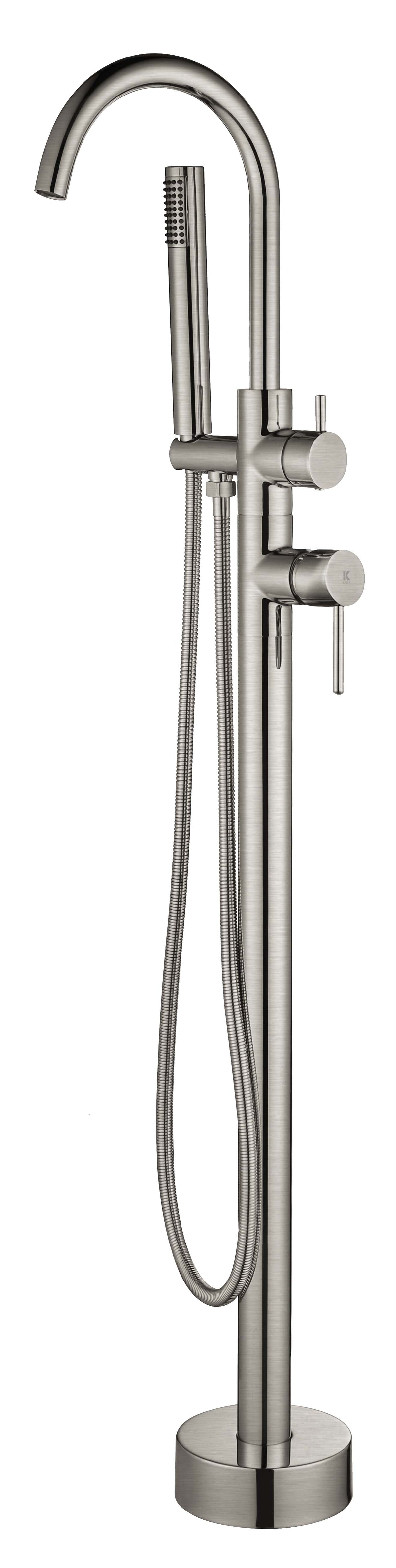 Grifo de bañera y ducha empotrado serie Plenum KÄLLA – Cromo