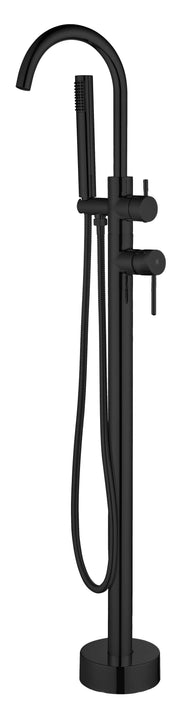 Grifo de bañera y ducha empotrado serie Plenum KÄLLA – Negro mate