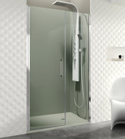 Mampara de ducha abatible Open transparente 67-143 cm GME – Cromo