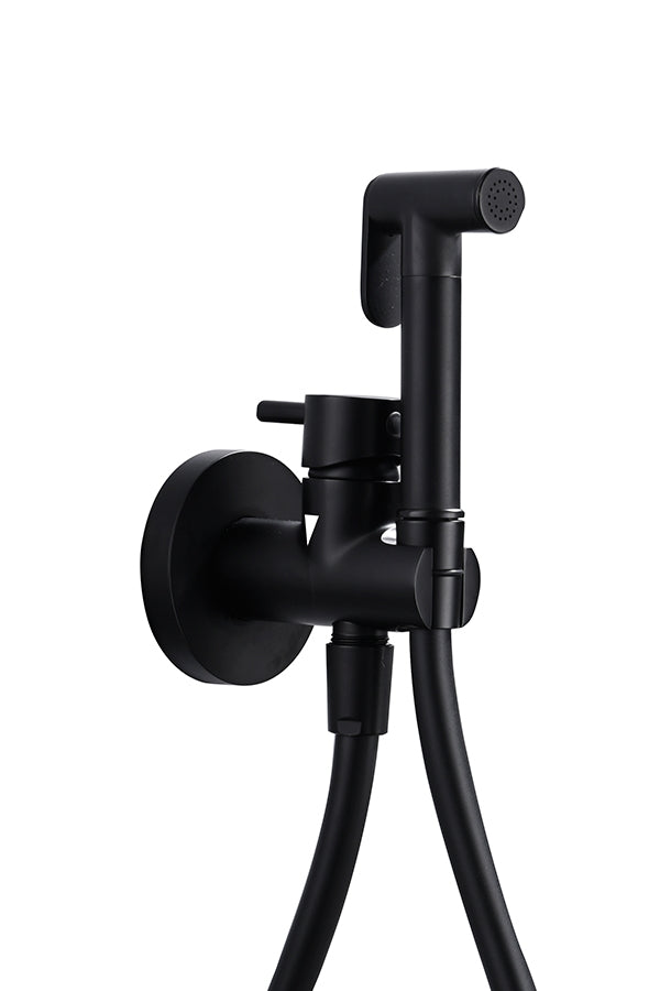 Grifo de bidé empotrado Múnich cromo IMEX – Negro mate – imagen 6