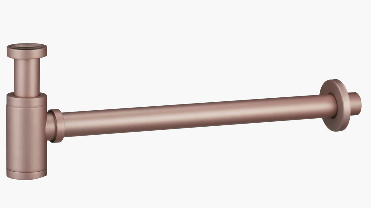 Sifón redondo Imex – Oro rosa cepillado