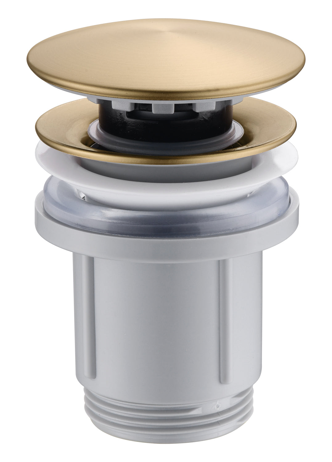 Válvula click-clack PVC oro cepillado Imex