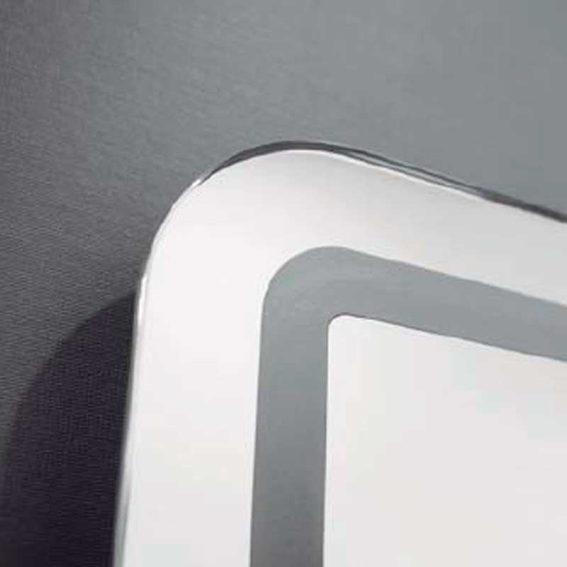 Espejo de baño LED rectangular con luz frontal Austria – imagen 4