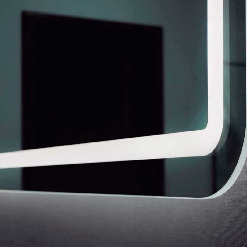 Espejo de baño LED rectangular con luz frontal Austria – imagen 5