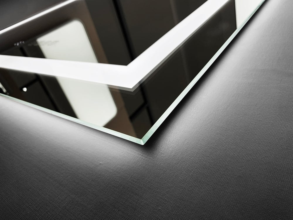 Espejo de baño LED rectangular con luz frontal Francia – imagen 5