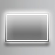 Espejo de baño LED rectangular con luz frontal Francia – imagen 6