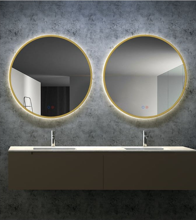 Espejo de baño LED redondo retroiluminado Fun – imagen 5