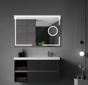Espejo de baño LED rectangular con luz frontal Malta – imagen 4