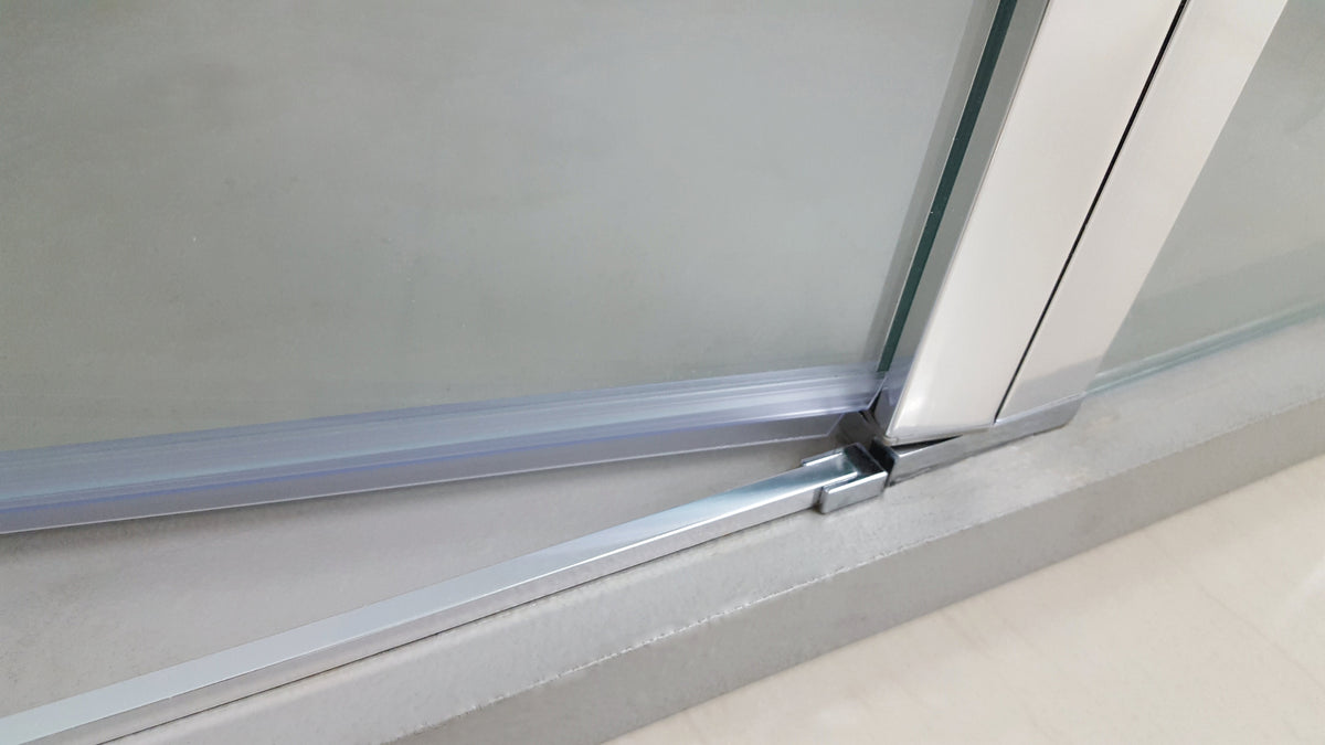 Mampara de ducha abatible Open transparente 77-169 cm GME – Cromo – imagen 3